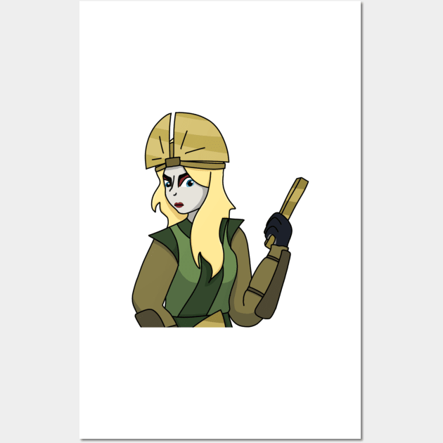 Rachel as Kyoshi Wall Art by ceolsonart